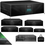 Kesser Gartenmöbel Abdeckung 180 x 120 x 74 cm Schwarz