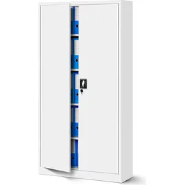 Jan Nowak C001 Aktenschrank 185 x 90 x 40 cm weiß