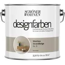 Schöner Wohnen Designfarben 2,5 l weiches strandbeige