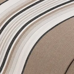 Allround-Gewebe "Madrid", Streifen taupe-color