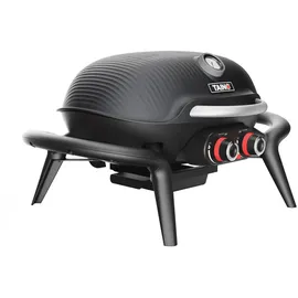 TAINO KENAI Gasgrill klein Tischgrill Outdoorküche Aluguss Schwarz