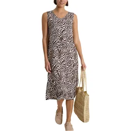 Cecil Midikleid Zebraprint Braun S