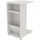 CaliCosy Beistelltisch Holzwerkstoff 40 x 63 x 15 cm weiß