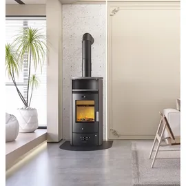 Accente Kaminofenfilter Sauberling Stahl schwarz