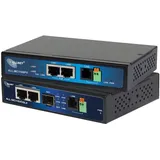 Allnet VDSL2 Punkt-zu-Punkt-Bundle via 2-Draht unmanaged""ALL-MC116VDSL2+ALL-MC116SPV"" & Slave PoE bis 160 Mbit/s