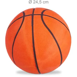 Relaxdays Basketball Orange/Schwarz 7