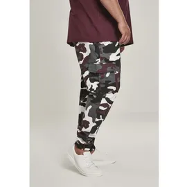 URBAN CLASSICS Cargo Joggers Bordeaux Camouflage 38