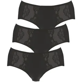 NINA VON C. Hüftslip 3 St. Schwarz 44