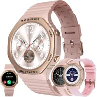 Smartwatch Damen Frauen mit Telefonfunktion Armbanduhr Sportuhr Fitnessuhr