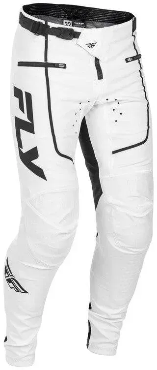 Fly Racing Rayce Jugend Fahrradhose Weiss Schwarz - 18