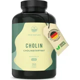True Nature Cholin Kapseln - Vegan - Made in Germany 360 St