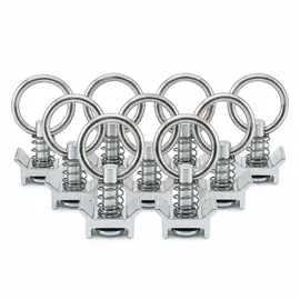 Preiswert & Gut 10x Airlineschiene Fitting 1 Zoll 25,4mm Zurröse Airline Schiene SWL/WLL daN 900