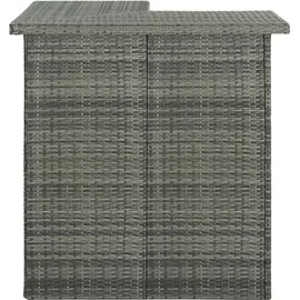 vidaXL Gartenbar Set 4-tlg. Grau