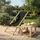 ECD Germany Liegestuhl 52 x 83 x 117 cm Schwarz