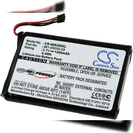 Powery Akku für Navigation GPS Garmin nüvi 2597 LMT