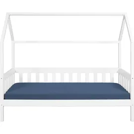 Interlink Hausbett Funky 90 x 200 cm Kiefer massiv weiß