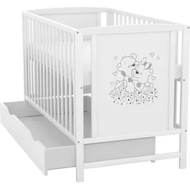 Baby-Delux Mia Weiß 60 x 120 cm