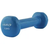 HMS Kurzhantel Fitnesshantel 0,5 kg Kurzhantel, (Set, Vinylbeschichtung), Platzsparend, leicht transportierbar und perfekt für Home-Workouts blau