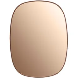 Muuto - Framed Mirror, klein, rose / rose Glas