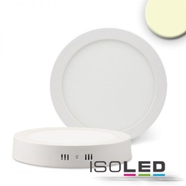 Isoled LED Deckenleuchte weiß, 18W, rund, 220mm, warmweiß