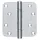 INTERSTEEL Kugellagertürscharnier VA rd 102x102mm DIN L/R ma ausziehb.Stift INTERSTEEL