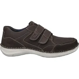 Josef Seibel New Anvers 85,Weite K (Extra weit),Wechselfußbett,Freizeitschuhe,Klettverschluss,Moro,47 EU | Halbschuh für Herren | Braun - Braun - 47