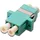 Digitus DN-96009-2 LWL-Kupplung LC zu LC Duplex Multimode OM3 Aqua