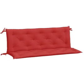 vidaXL Bankauflage 150 x 50 x 7 cm rot 2 St.