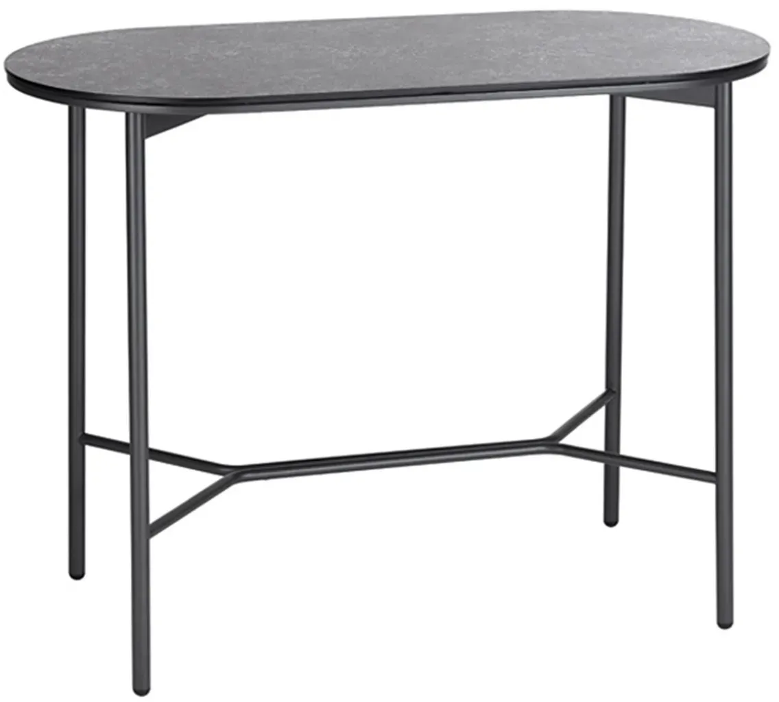 Bartisch Napoli oval anthrazit - 590 - Dekton kreta