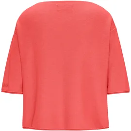 ELBSAND 3/4-Arm-Shirt mit U-Boot Ausschnitt, Loungewear rot 32/34
