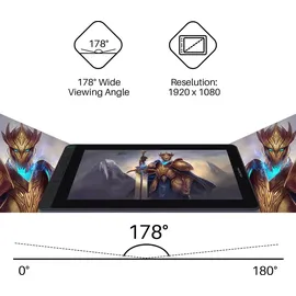 Huion Kamvas 13 Violettes Grafiktablett