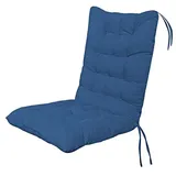 Morbuy Deckchair Auflagen für Gartenliegen, Sonnenliege Kissen Tragbare Garten Innenhof Gepolstertes Bett Relax-Liegestuhl Sitzauflage für Deckchair, Innen, Außen (45x100cm,Blau)