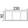 Weka Mülltonnenbox Killarney 230 x 92 x 127 cm grüngrau
