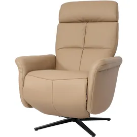 MCW Relaxsessel MCW-L10 Leder 0 x 0 x 0 cm taupe drehbar