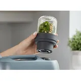 Kenwood Mini-Zerkleinerer & Grinder KAG30.000GY, Glaszubehör, Go Collection, Zerkleinerer & Grinder für Kenwood Go Küchenmaschine, 2 Glasbehälter, abnehmbare Edelstahlklingen, spülmaschinenfest, 100 ml