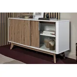 Jahnke Sideboard »WAVE SBS 145 Montana Eiche/Weiss