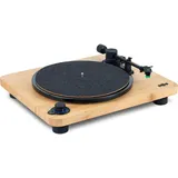 Marley House of Marley Stir It Up LUX Turntable (Manuell), Plattenspieler, Schwarz, Braun