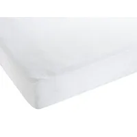 ZOLLNER Matratzenschutzhülle mit Gummizug, 180x200 cm, wasserdicht, weiß -