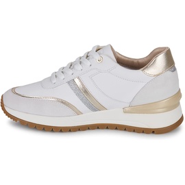 GEOX D DESYA Sneaker, White/Off White, 39 EU