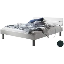 Hasena Rapallo 90 x 200 cm Fußhöhe 25 cm weiss deckend