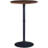 [en.casa] Bartisch Vantaa 100 x 60 cm Walnuss