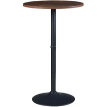 [en.casa] Bartisch Vantaa 100 x 60 cm Walnuss