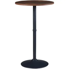 [en.casa] Bartisch Vantaa 100 x 60 cm Walnuss