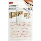 3M DL-HT Klettband zum Aufkleben Pilzkopf (L x B) 100 mm x 19 mm Transparent 4 St.