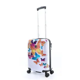 Saxoline Schmetterling 2-Rollen Cabin 39 cm / 55 cm / 20 l weiß/mehrfarbig