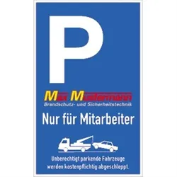 Parkplatzschild - Text, Symbol u. Logo nach Ihren Angaben, Alu, 250x400 mm