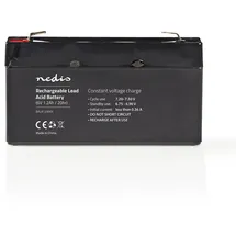 Nedis Wiederaufladbare Blei-Säure-Batterie - Bleisäure - Wiederaufladbar - 6 V 1200 mAh