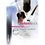 VOGGENREITER Notenblock mit Tabulatur für Gitarre