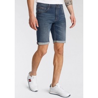 H.I.S. H.I.S Jeansshorts DEYO gerader Schnitt, Used-Waschung, niedrige Leibhöhe blau 30