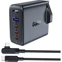 ACEFAST UK 100W Power Delivery 3x Usb-c USB Schwarz